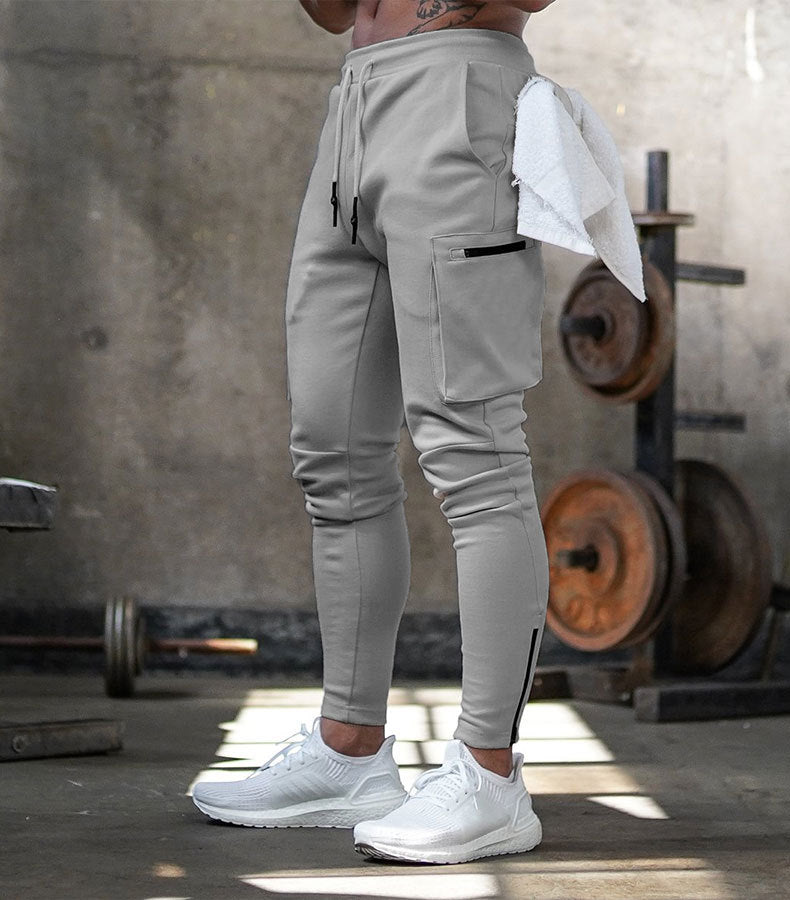 Men's Colour-Block Military Jogger Sweatpants