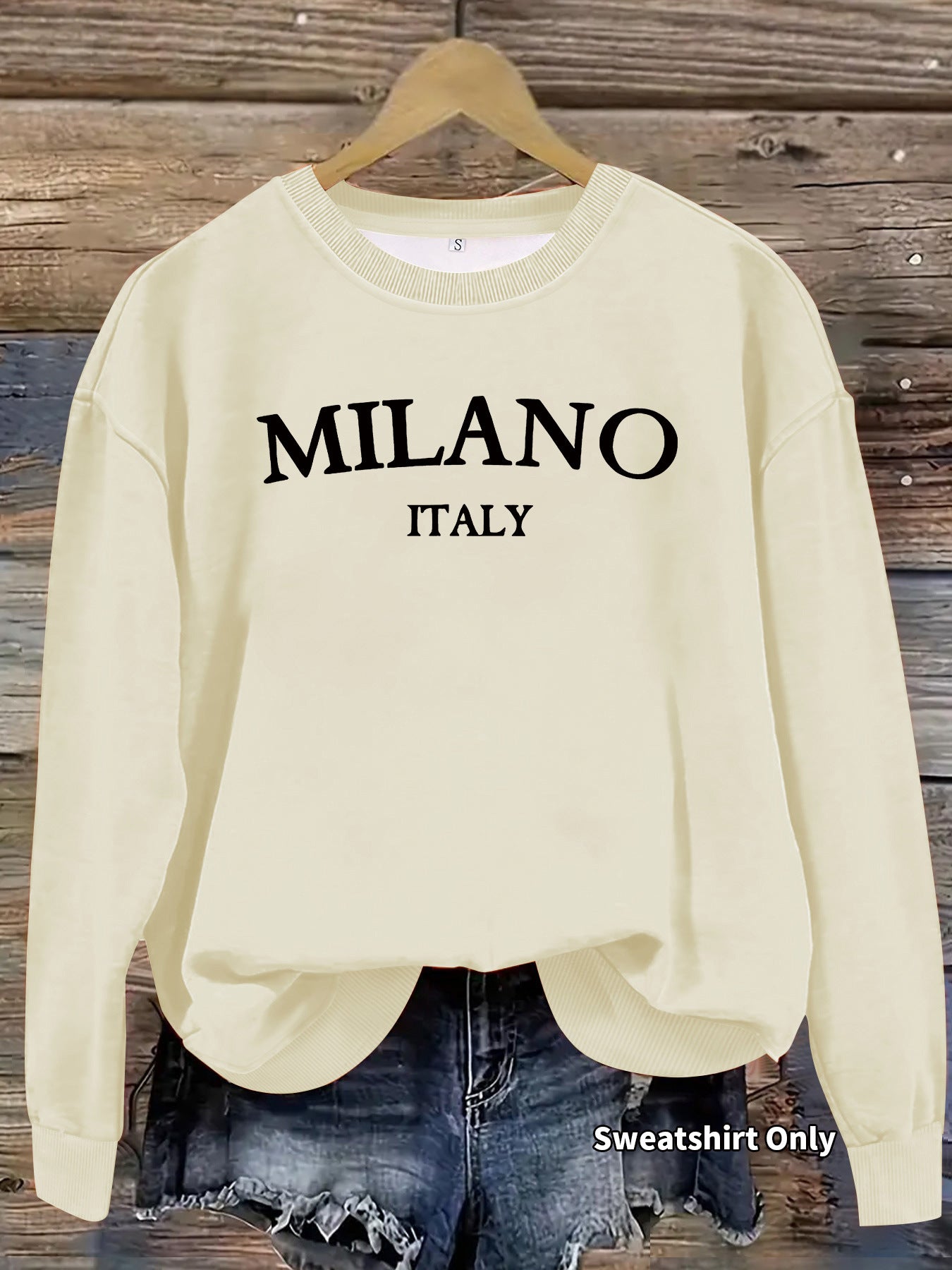 Women's Milano Print Long-Sleeve Sweatshirt