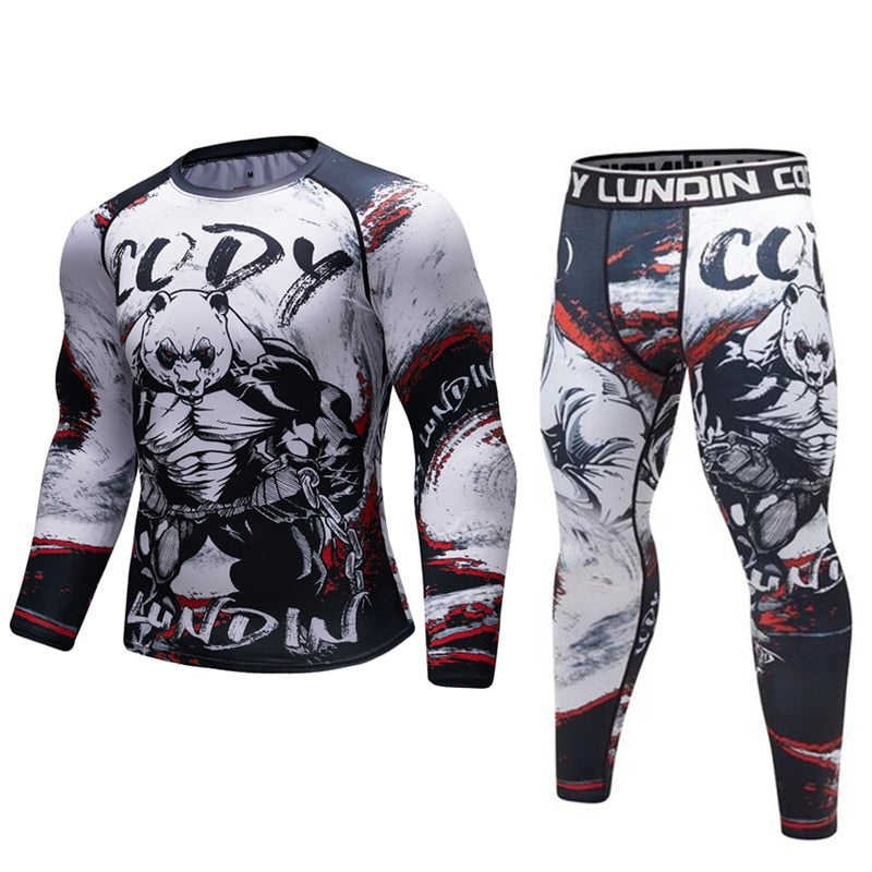 Men's MMA Compression Rashguard T-Shirt