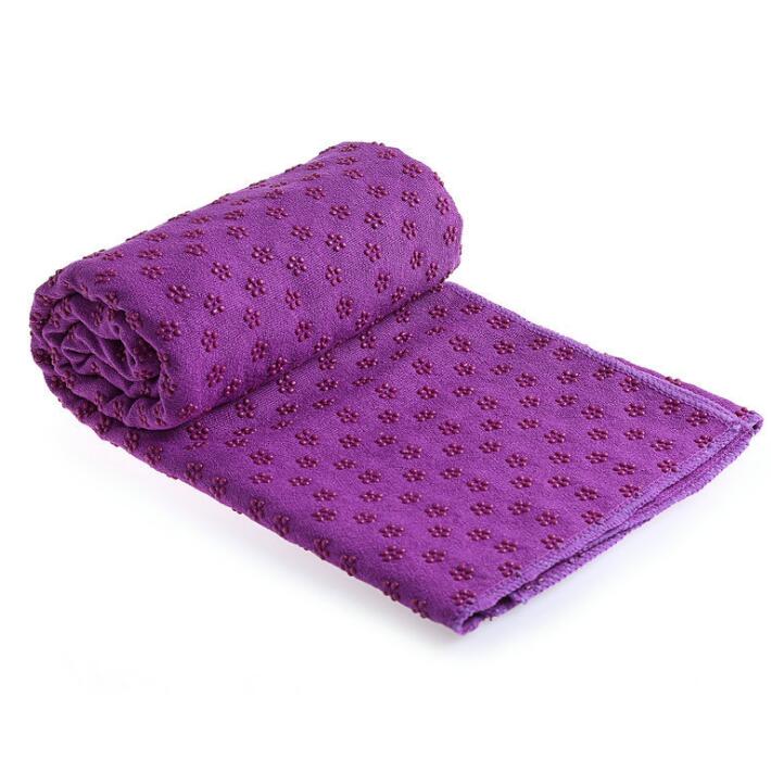 Non-Slip Yoga Mat Cover Towel – 183x63cm, 10 Colours