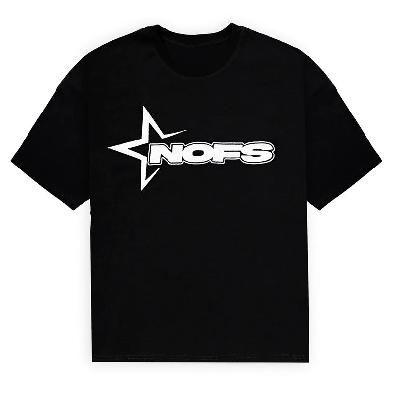 Men's Street Hip Hop Letter Print T-Shirt & Shorts Set