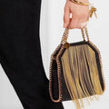 Women's Tassel Chain Crossbody Shoulder Bag