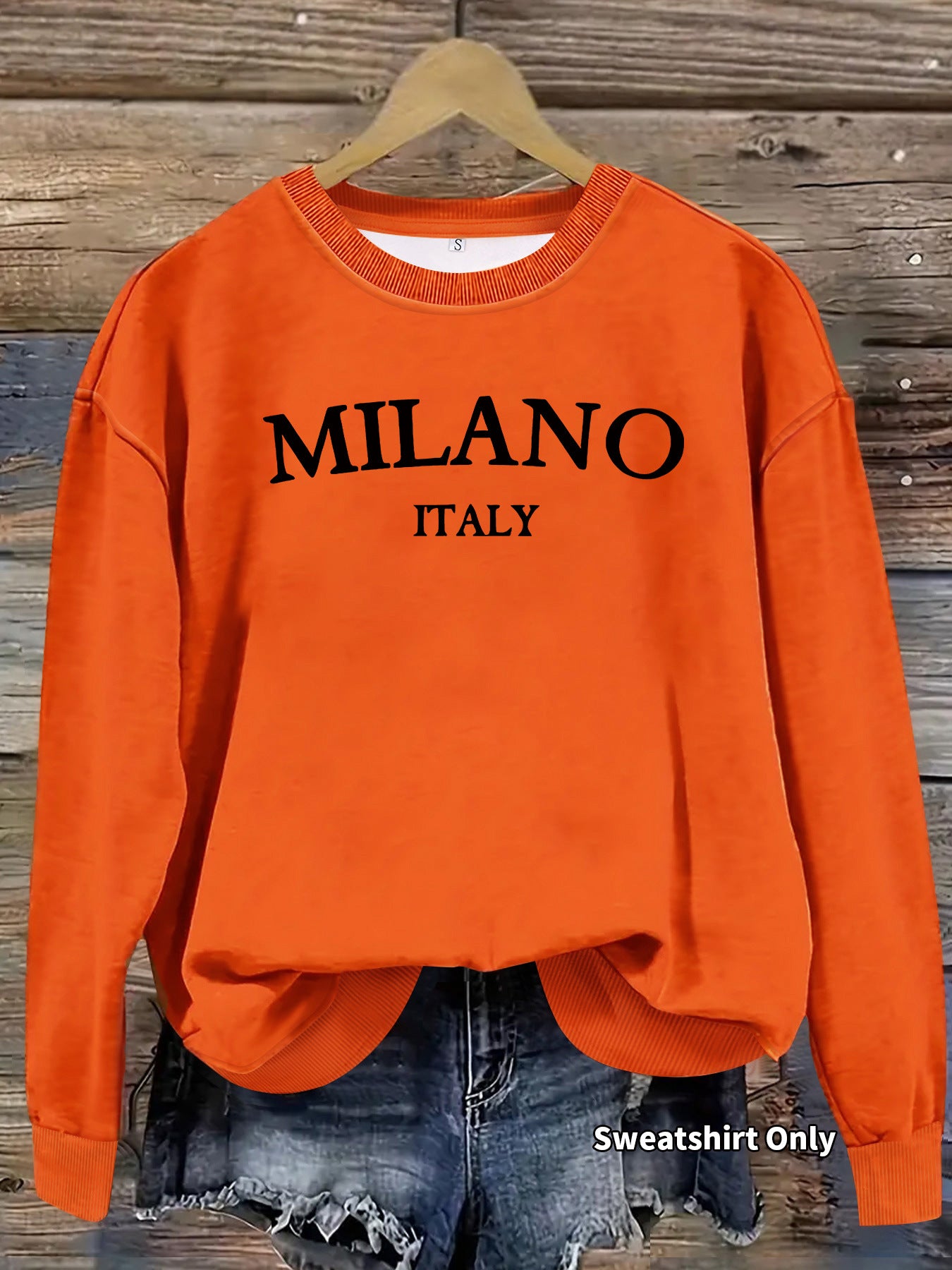 Women's Milano Print Long-Sleeve Sweatshirt