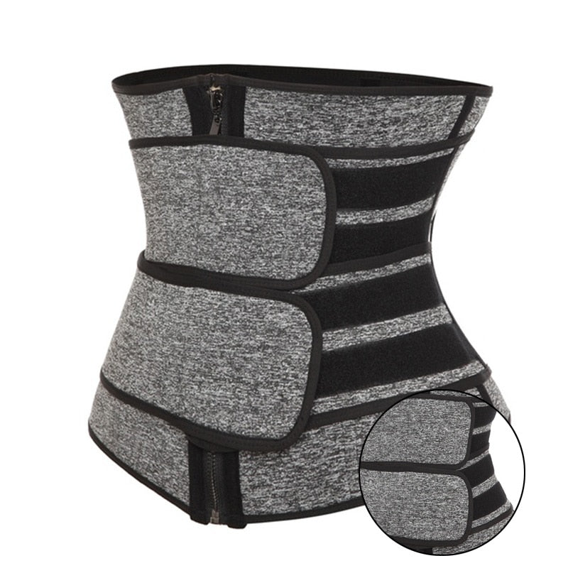 Neoprene Sauna Waist Trainer Corset – Sweat Belt for Women, Weight Loss & Workout