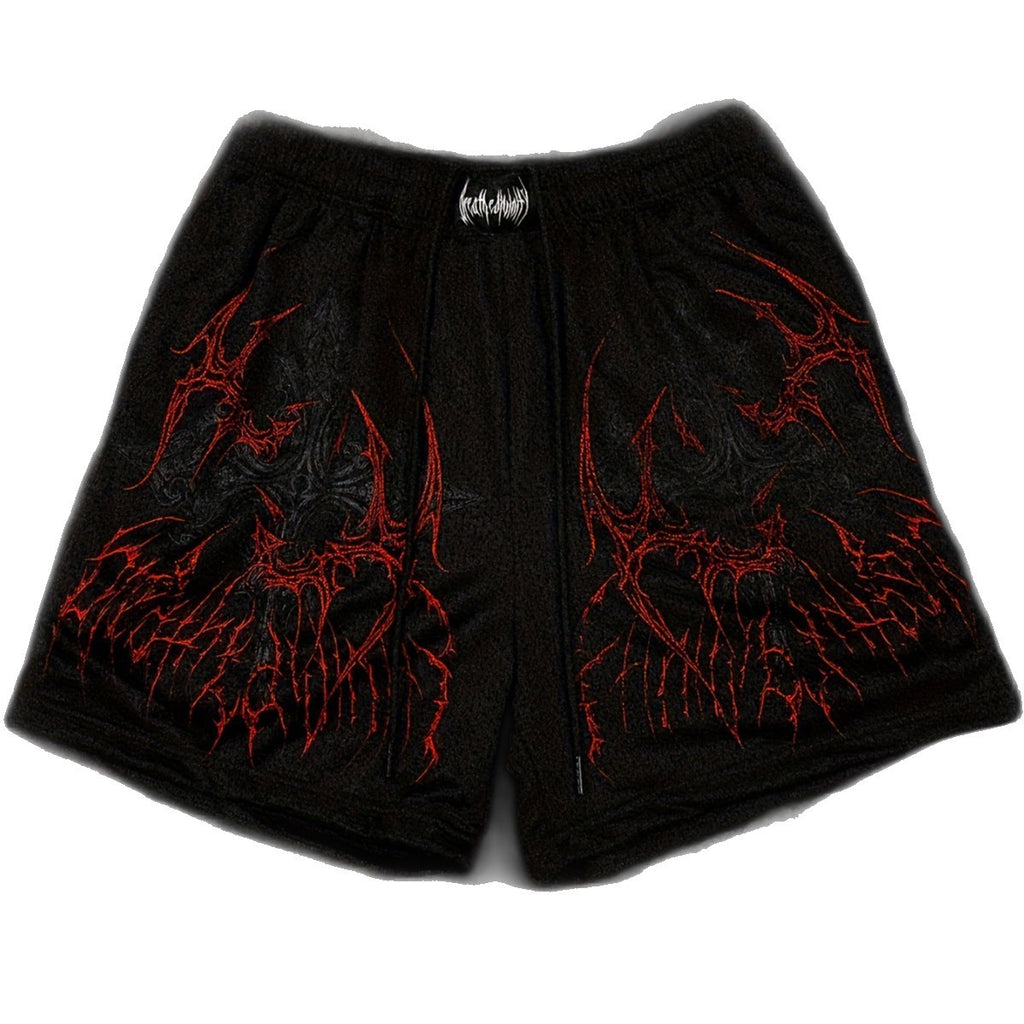 Men's Mesh Muscle Workout Shorts — Quick-Dry Breathable Fitness & Beach Shorts