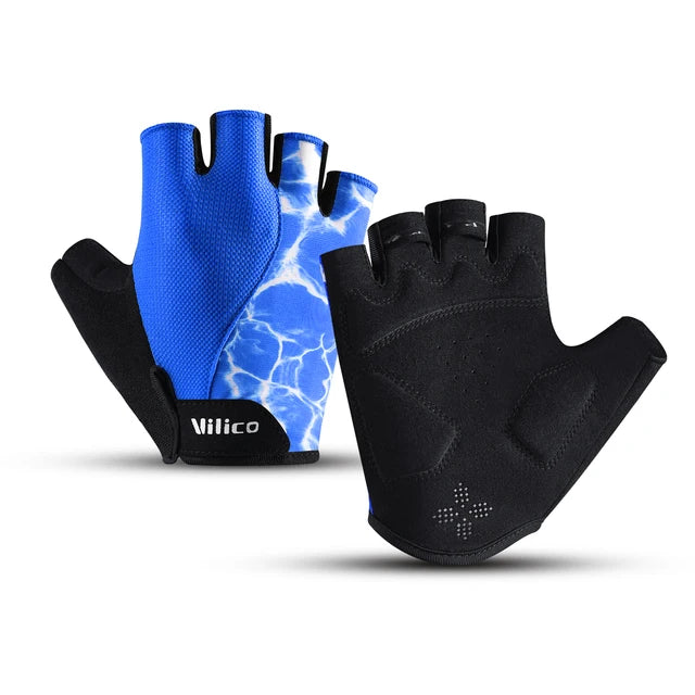 Half Finger Cycling & Fitness Gloves – Anti-Slip Shock-Absorbing Sports Gloves