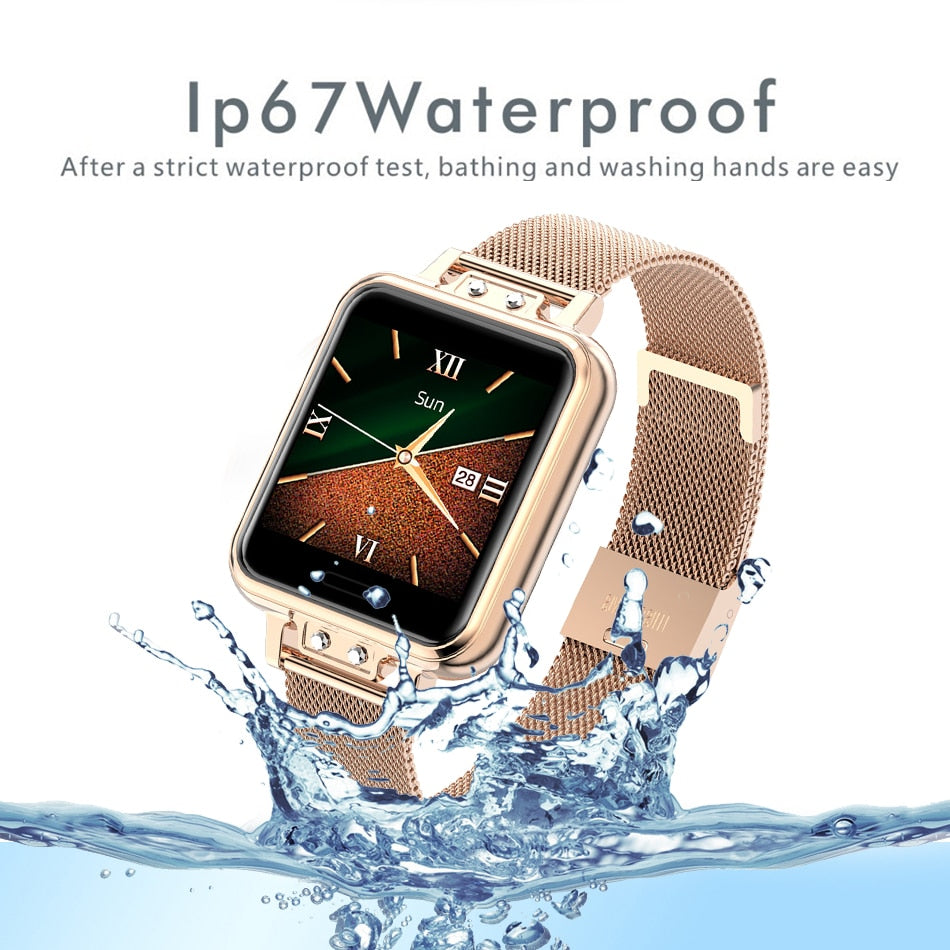 Women's Smart Watch – Heart Rate & Menstrual Cycle Fitness Tracker