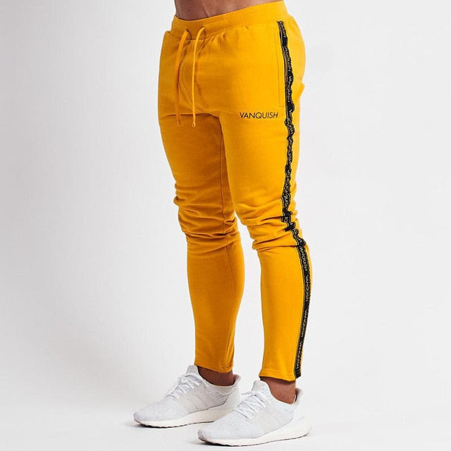 Men's Bodybuilding Fitness Joggers — Quick-Dry Gym Training Sweatpants