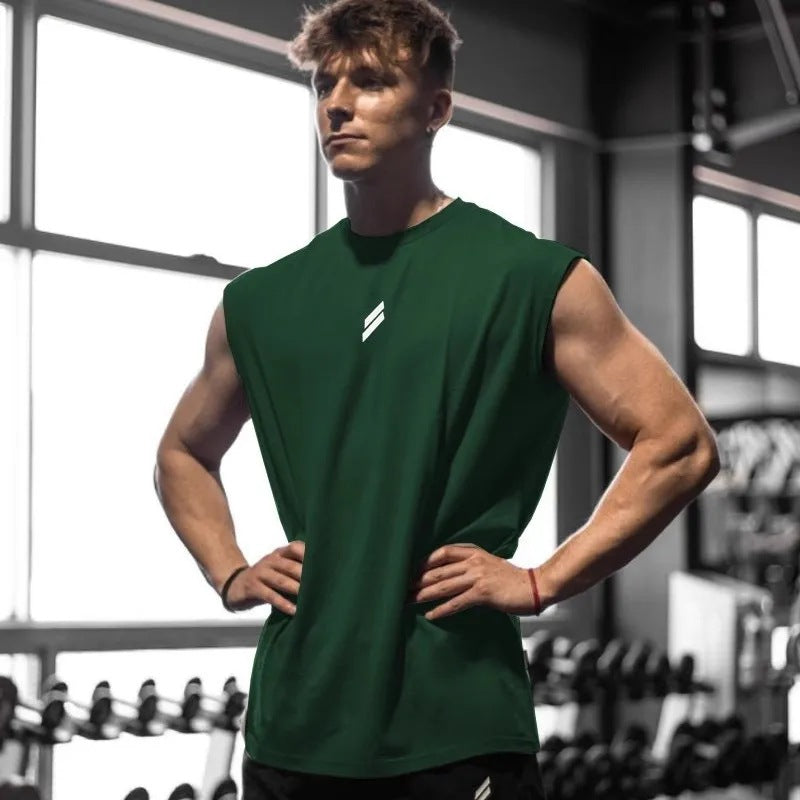 Men's Loose Oversized Mesh Fitness Vest — Quick-Dry Running & Training Tank Top