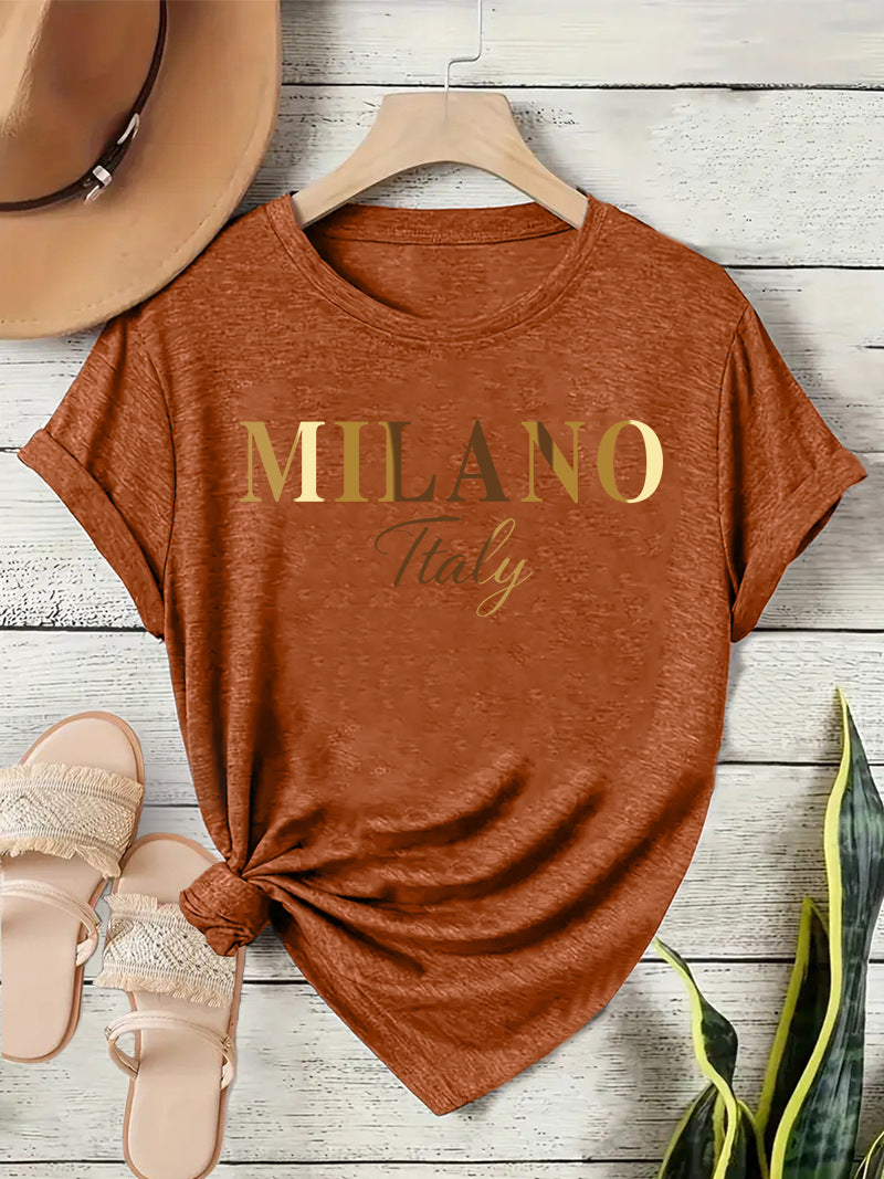 Women's Milano Print Short-Sleeve T-Shirt