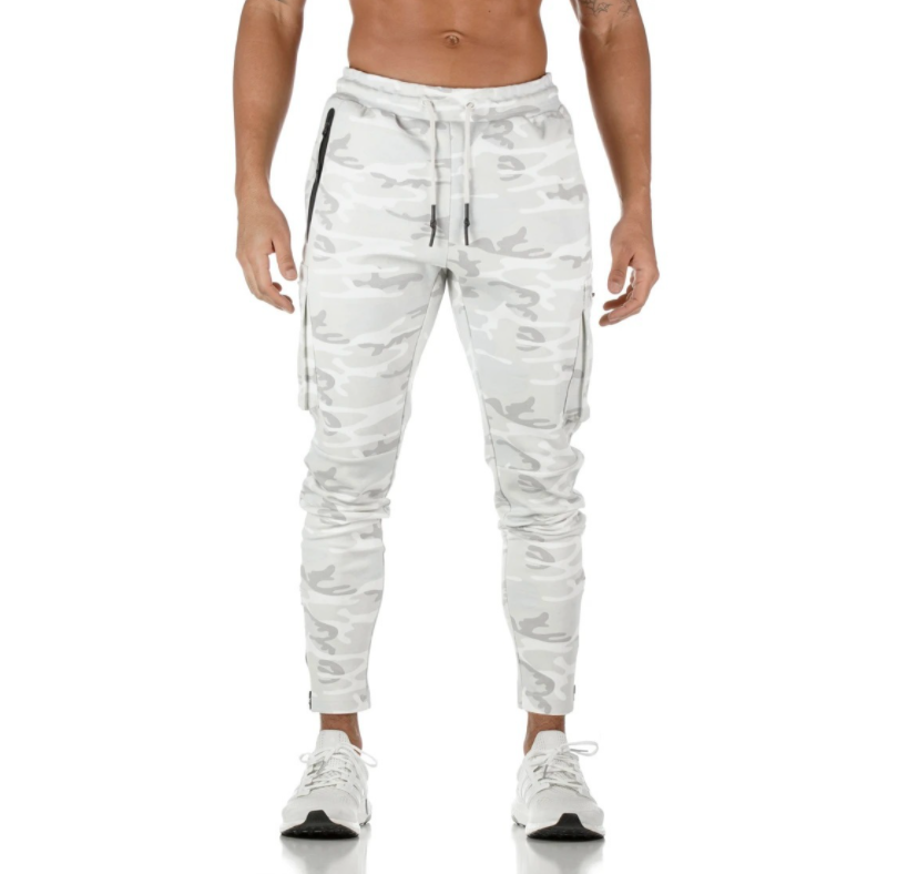 Men's Colour-Block Military Jogger Sweatpants