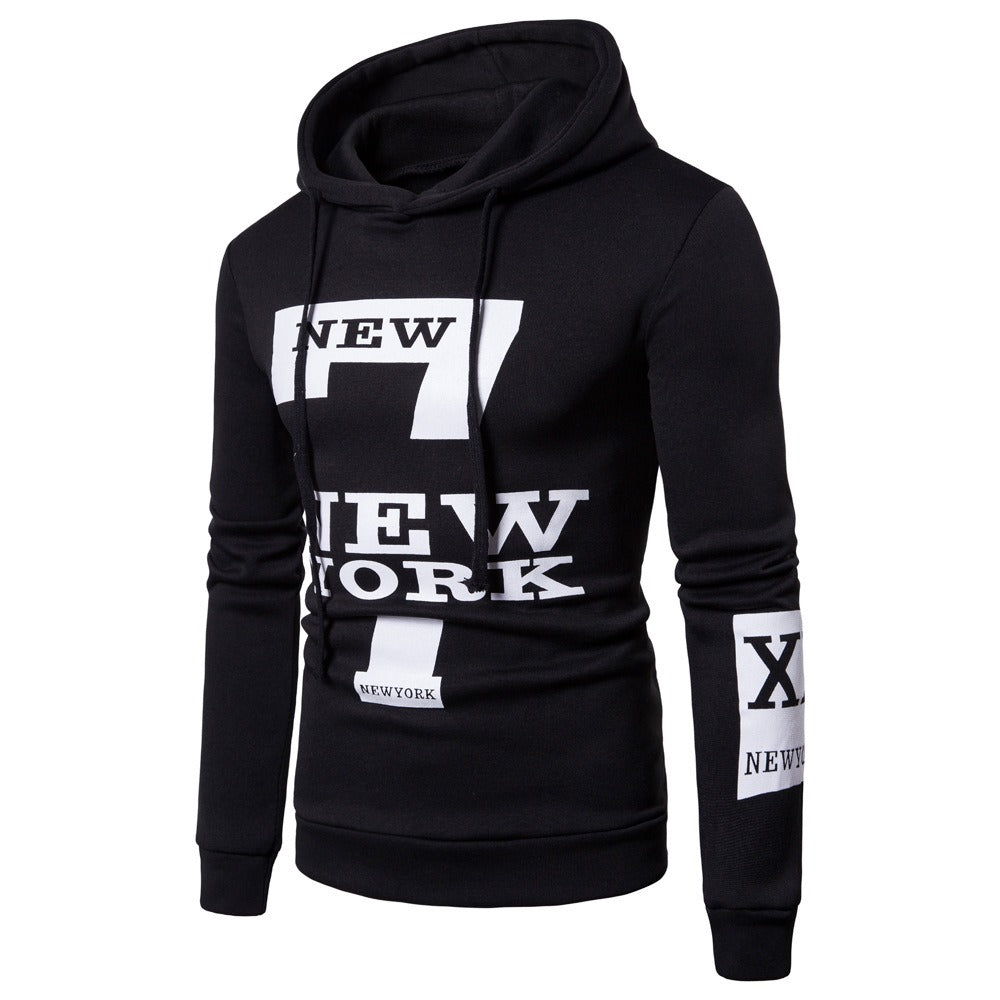 Men's Hooded Sweater & Pants 2-Piece Set