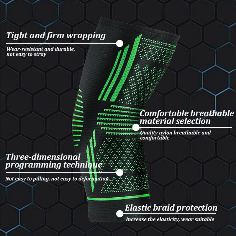 Unisex 4-Way Elastic Compression Elbow Pads – Breathable Nylon Sport Elbow Support for Basketball & Volleyball