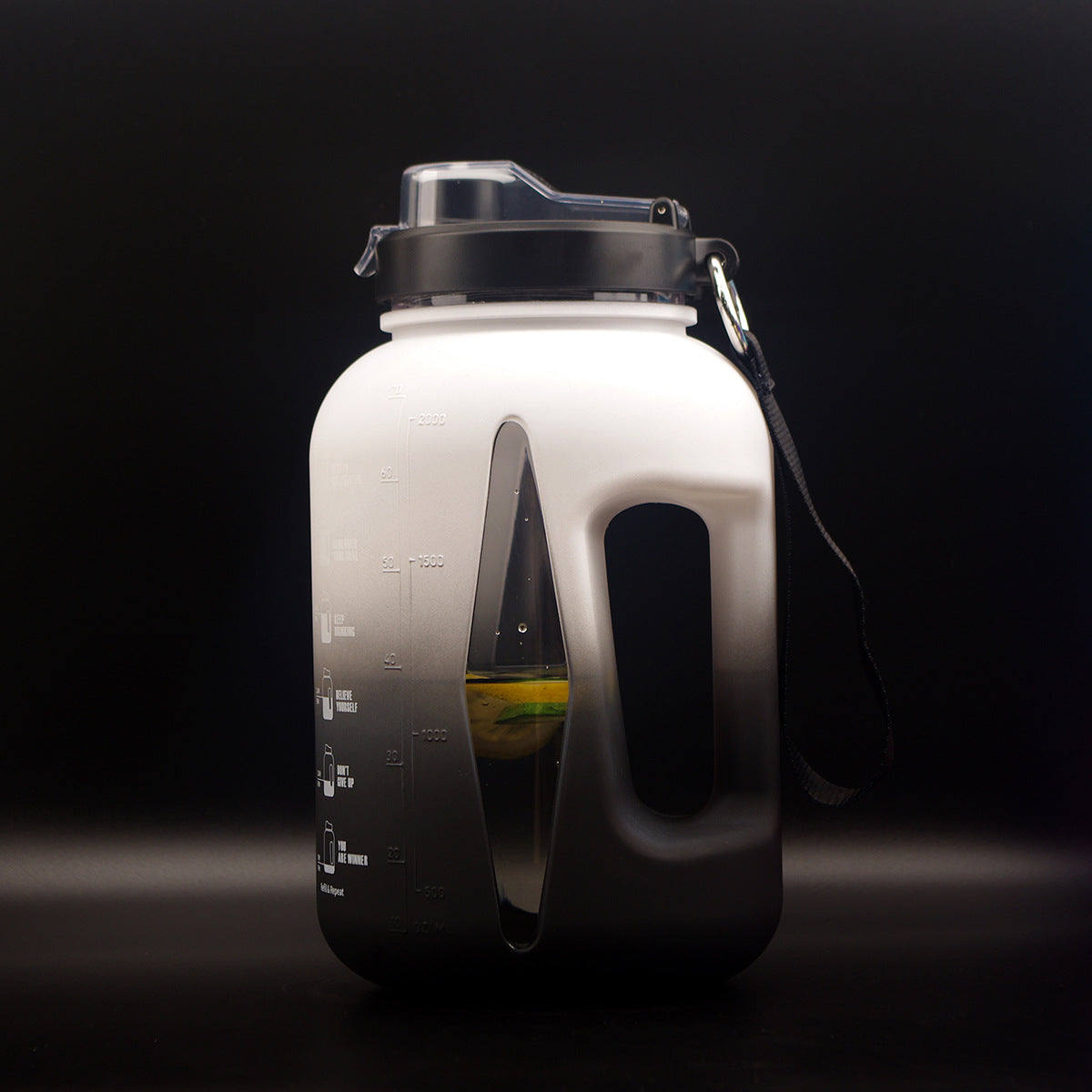 2.2L Frosted Gradient Sports Water Bottle – Fitness & Outdoor