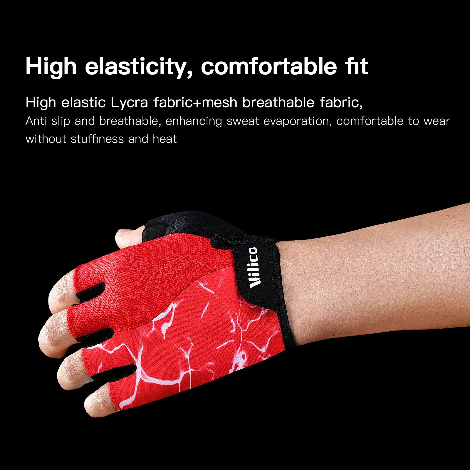 Half Finger Cycling & Fitness Gloves – Anti-Slip Shock-Absorbing Sports Gloves