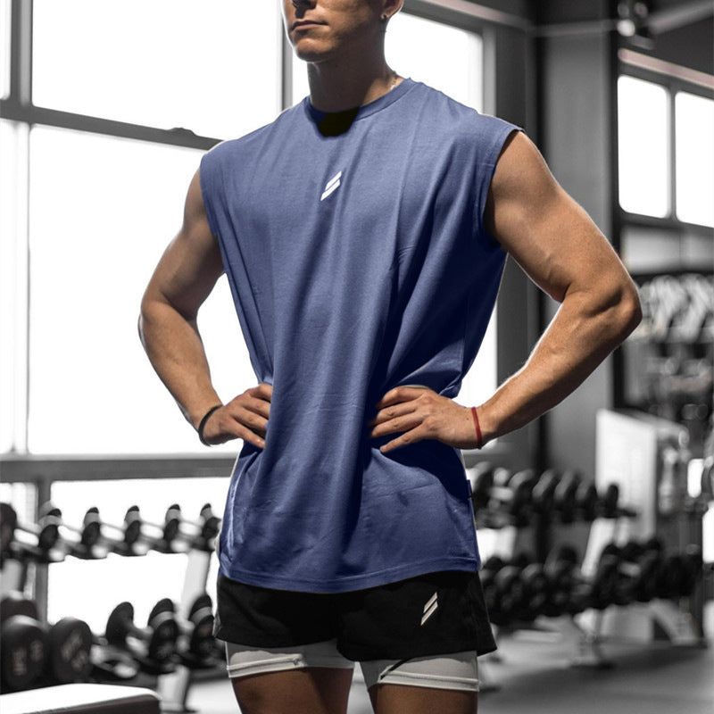 Men's Loose Oversized Mesh Fitness Vest — Quick-Dry Running & Training Tank Top