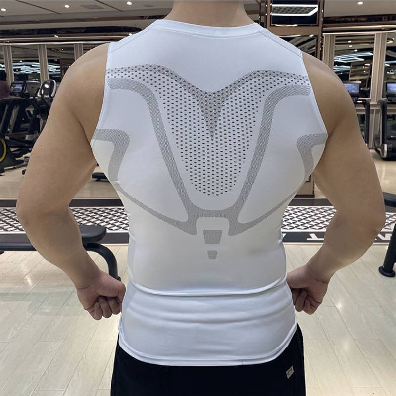 Men's Quick-Dry Sleeveless Running Vest — Breathable Fitness Tank Top