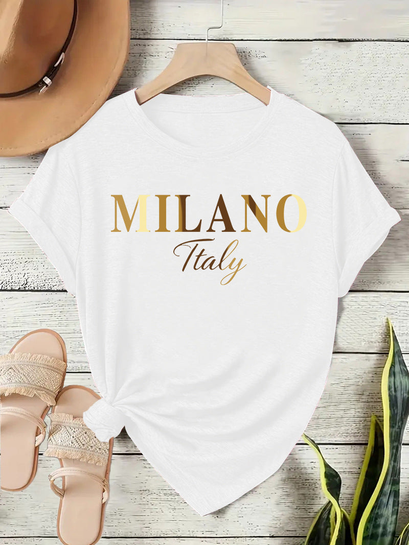 Women's Milano Print Short-Sleeve T-Shirt