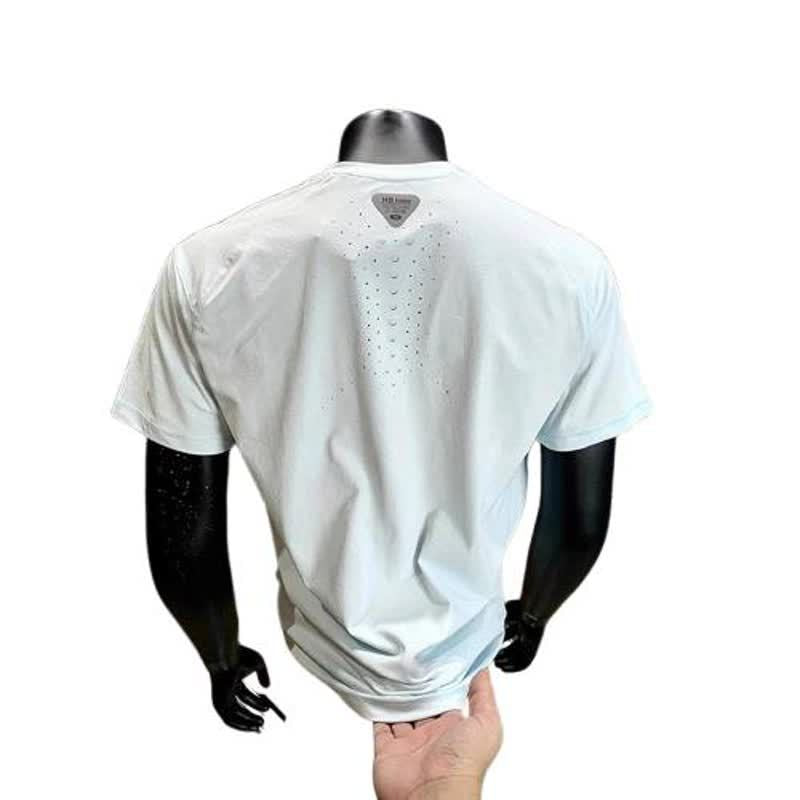Men's Short Sleeve Sports Fitness T-Shirt — Loose Fit Cuffed Tee