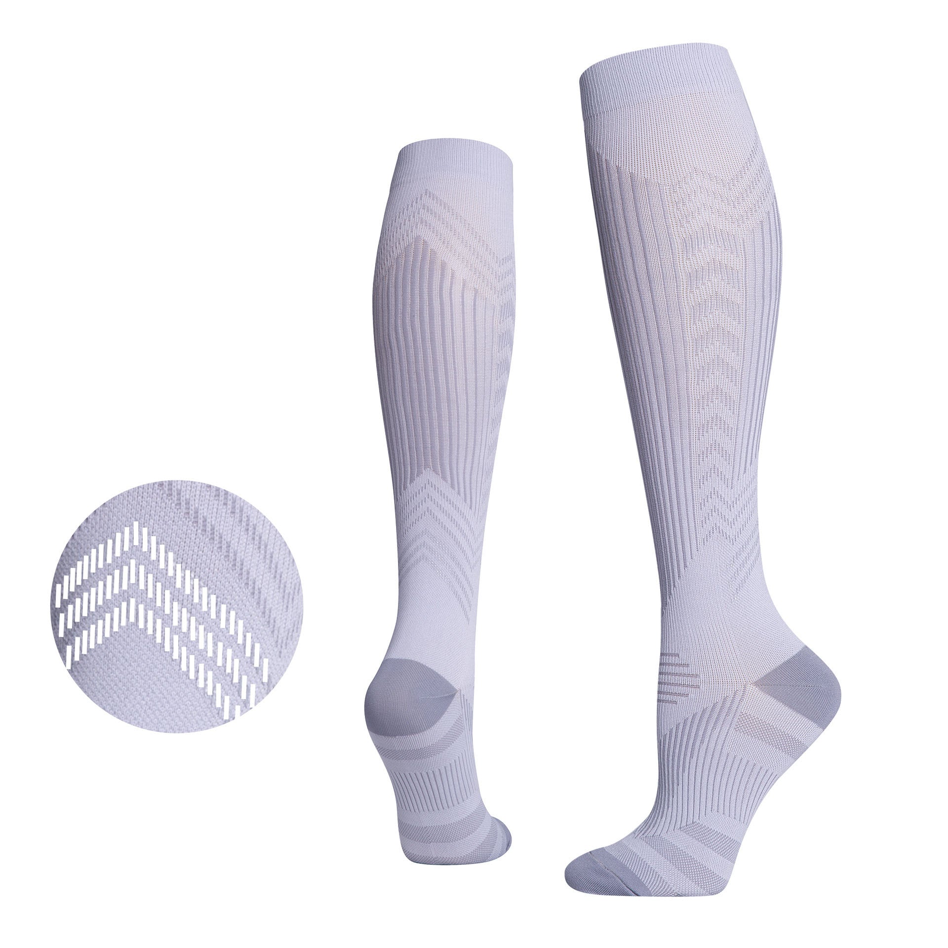 Reflective Compression Running Socks – High Leg Sports & Cycling Socks