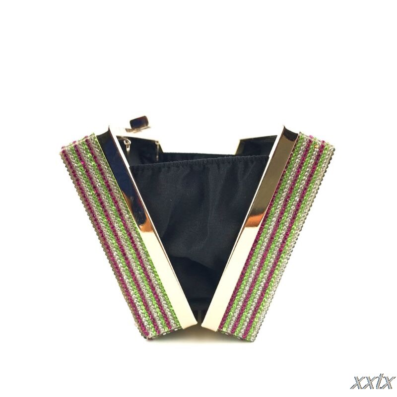 Rhinestone Money Stack Clutch