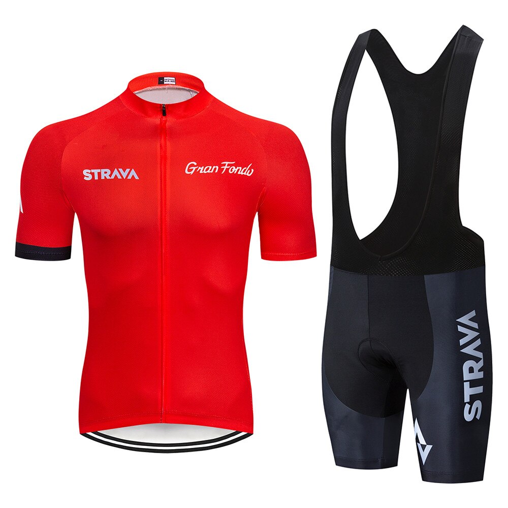 Men's Pro Team Cycling Jersey & Bib Shorts Set – Short & Long Sleeve