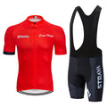 Men's Pro Team Cycling Jersey & Bib Shorts Set – Short & Long Sleeve