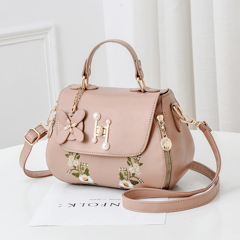 Women's PU Leather Bucket Shoulder Bag