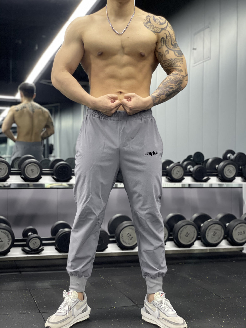 Men's Lightweight Quick-Dry Cuffed Training Sweatpants — Casual Fitness Pants