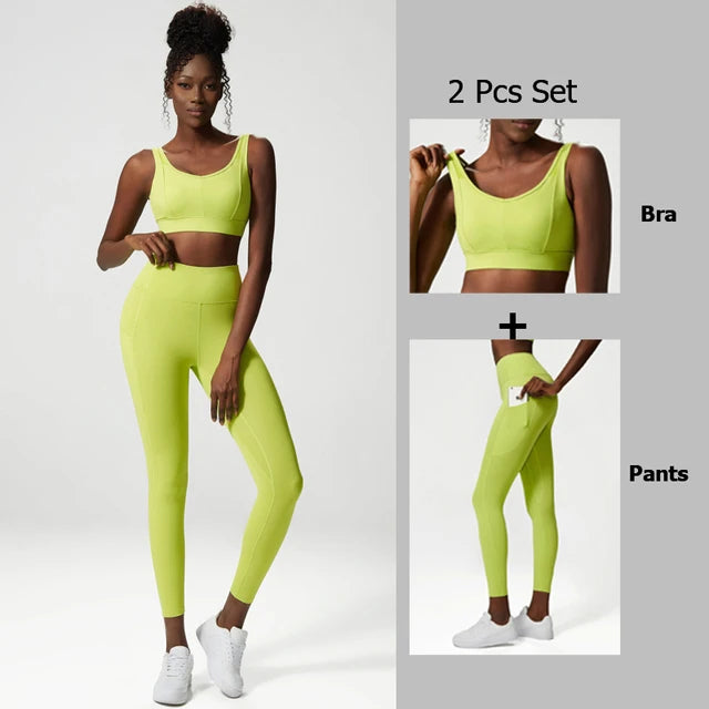 Women's Quick-Dry Fitness Suit — Zip Jacket & Leggings Set (Plus Size)