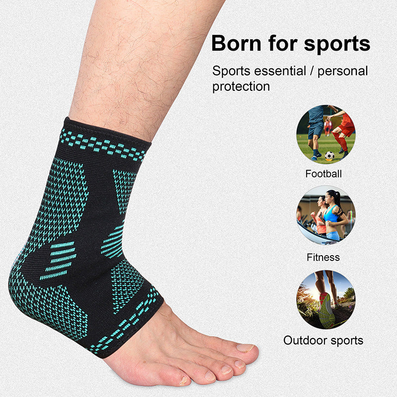 Unisex Compression Ankle Support – Breathable Nylon Sport Ankle Brace for Basketball, Running & Cycling