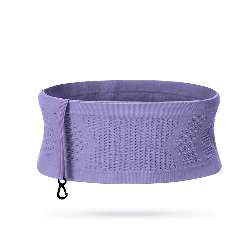 Breathable Running & Cycling Waist Bag – Large Capacity Sports Belt Bag with Hook