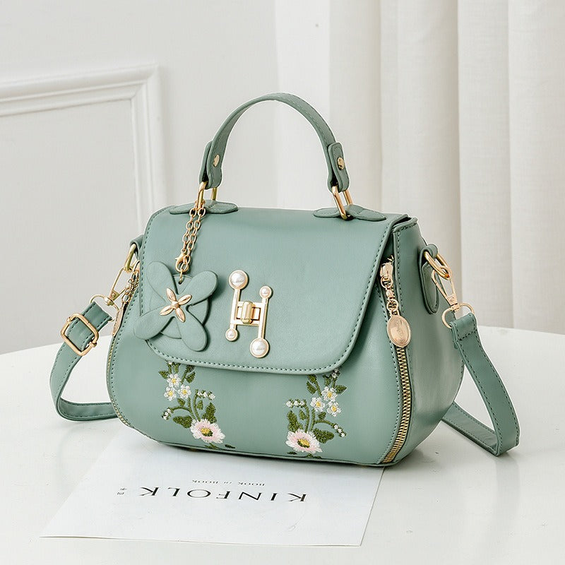 Women's PU Leather Bucket Shoulder Bag