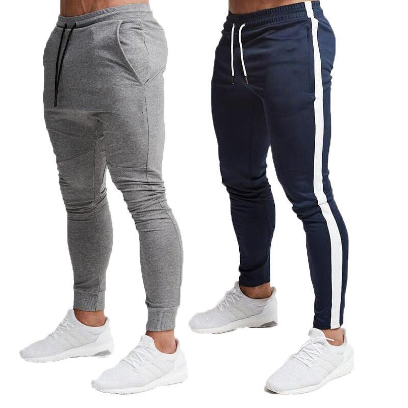 Men's Slim Fit Ankle Strap Fitness Pants