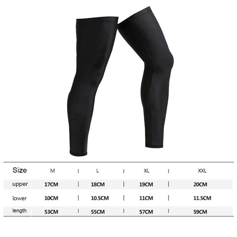 Unisex Compression Leg Sleeves & Warmers – UV Protection, Anti-Skid