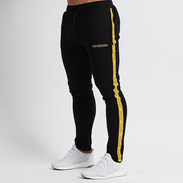 Men's Bodybuilding Fitness Joggers — Quick-Dry Gym Training Sweatpants