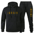 Men's Colour-Block Hoodie & Jogger Pants Set
