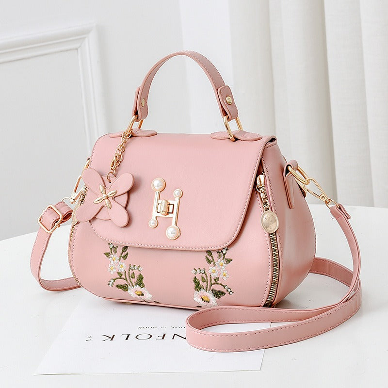 Women's PU Leather Bucket Shoulder Bag