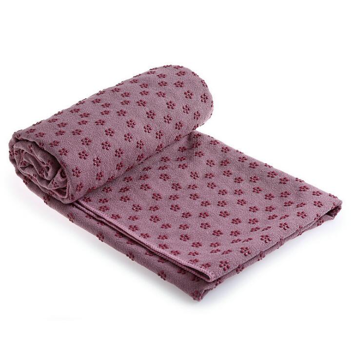 Non-Slip Yoga Mat Cover Towel – 183x63cm, 10 Colours