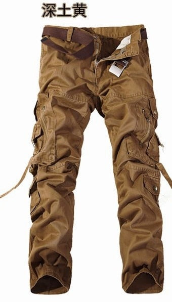 Men's Multi-Pocket Military Cargo Pants