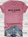 Women's Milano Italy Graphic T-Shirt