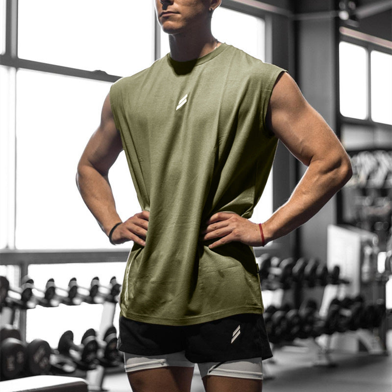 Men's Loose Oversized Mesh Fitness Vest — Quick-Dry Running & Training Tank Top