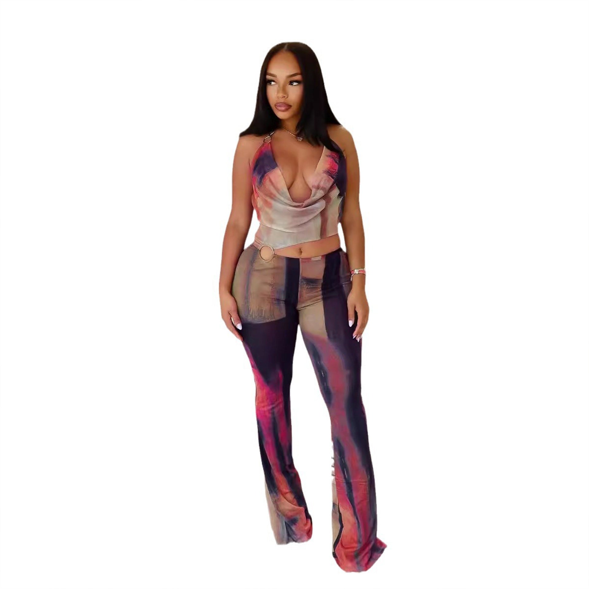 Women's Sleeveless Wide-Leg Loose Fit Jumpsuit