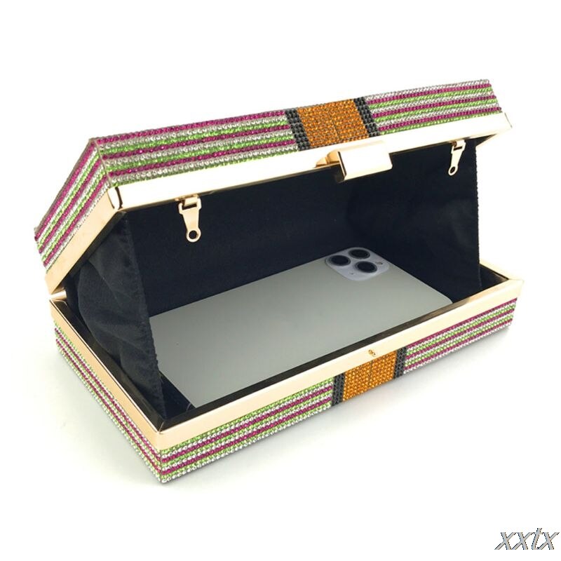 Rhinestone Money Stack Clutch
