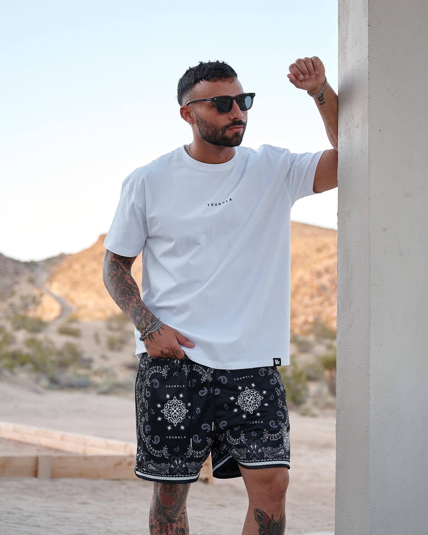 Men's Quick-Dry Running Fitness Basketball Shorts