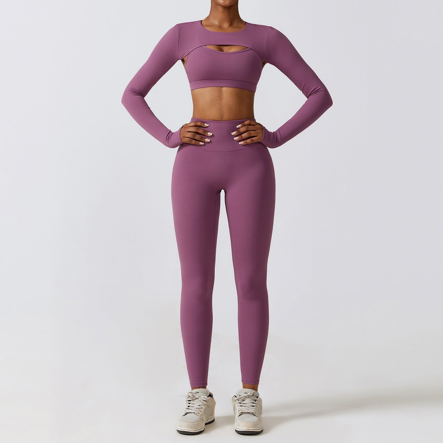 Women's 3-Piece Yoga Fitness Set — Bra, Camisole & Pants