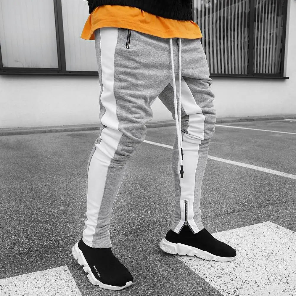 Men's Skinny Jogger Sweatpants – Casual Fitness Tracksuit Bottoms