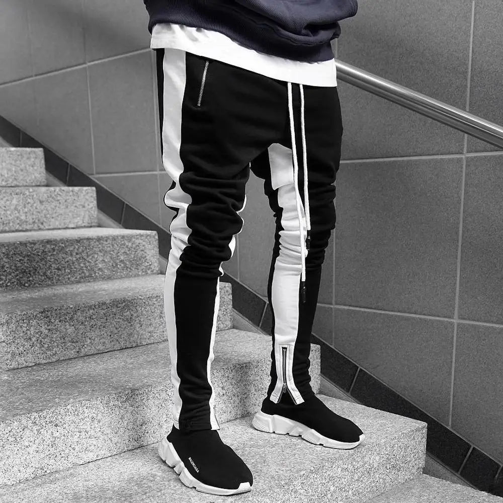 Men's Skinny Jogger Sweatpants – Casual Fitness Tracksuit Bottoms