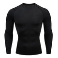 Men's Compression Long-Sleeve Running & Gym Shirt – Quick-Dry Sportswear