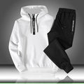 Men's Pullover Hoodie & Drawstring Sweatpants Tracksuit Set